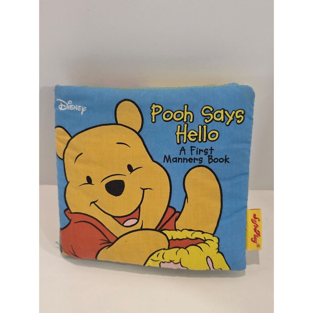 Softplay 2005 Disney Winnie The Pooh Soft Pooh Says Hello Manners Book